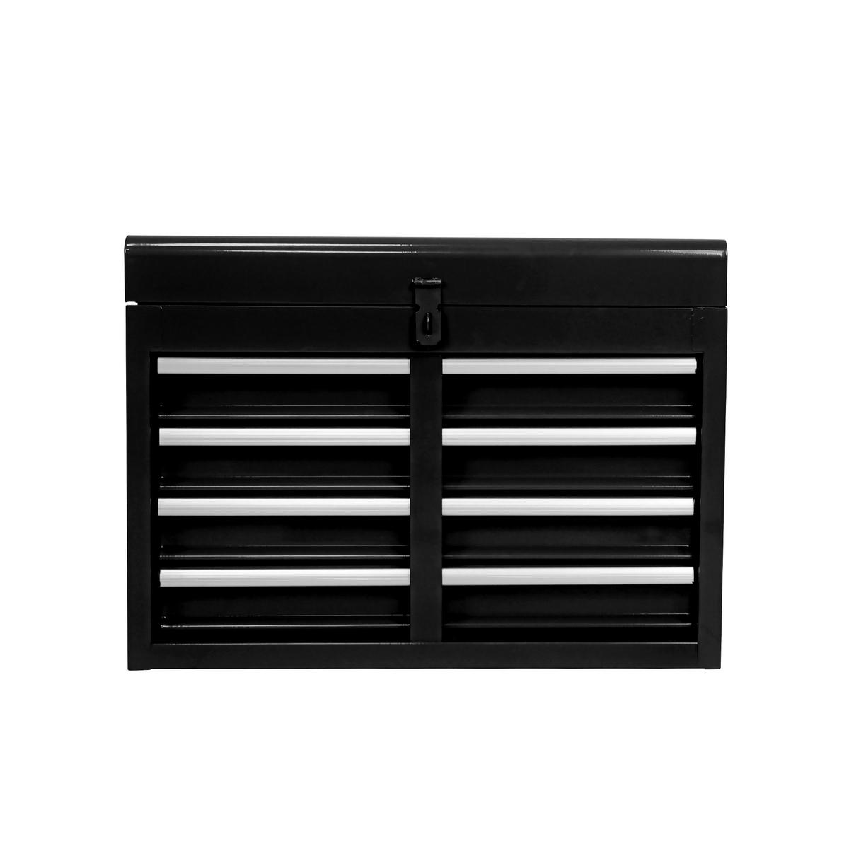KOMBINATIONSKOFFER – mit 5 Schubladen (schwarz) - Schwarz, Metall (28/102/58.5cm) - DCA
