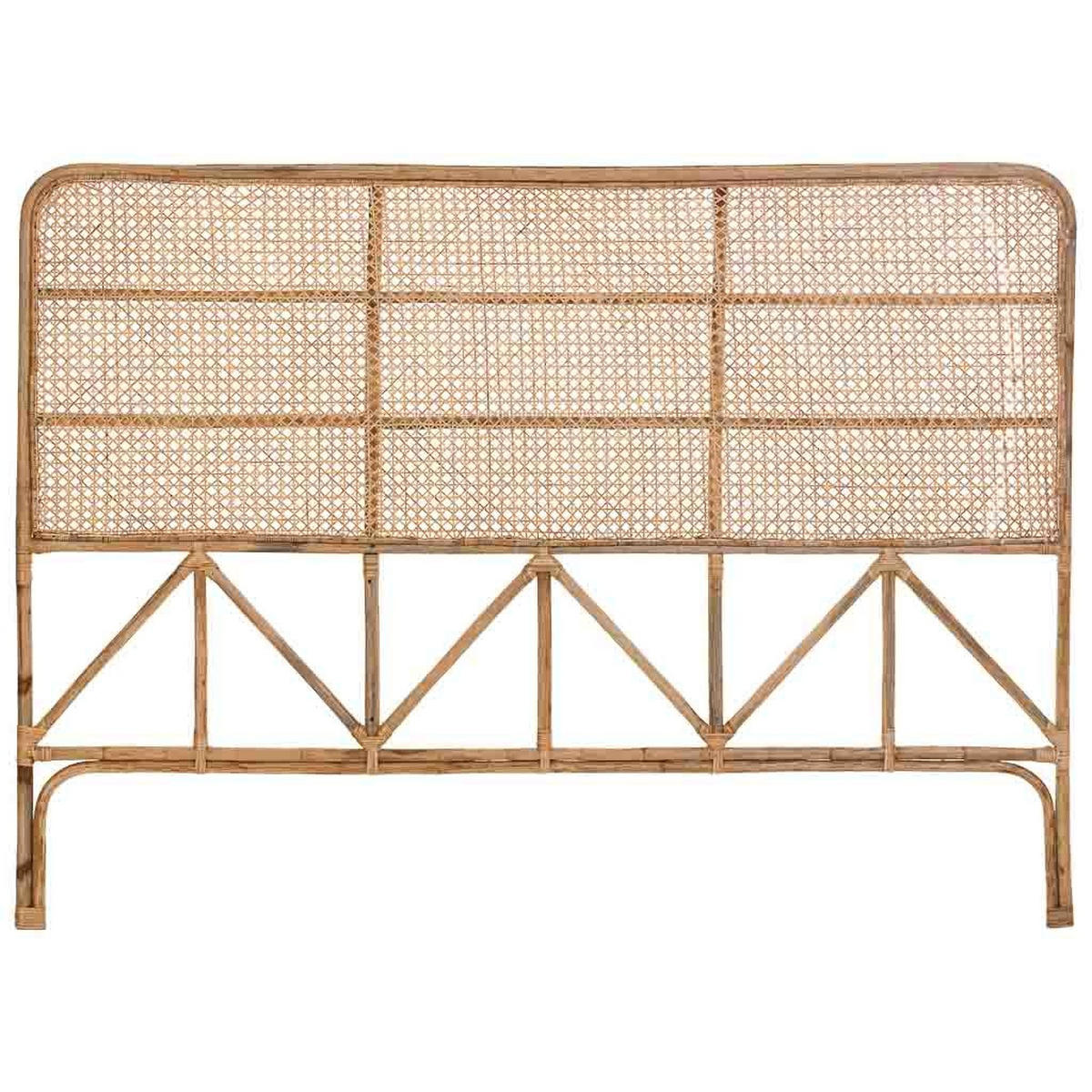 KOPFTEIL aus Rohrgeflecht 178x02x127 cm - Braun, Naturmaterialien (178/2cm) - Wanderlust
