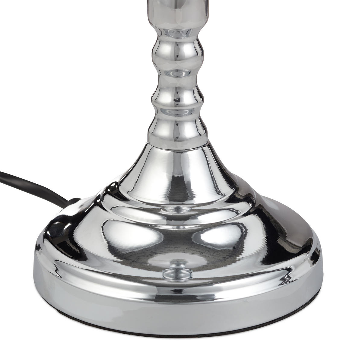 TISCHLAMPE - Multicolor, Textil/Metall (21/21/55cm) - Relaxdays