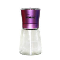 SALZ- / PFEFFERMÜHLE - Lila, Glas (10/13.2/10cm) - Stoneline
