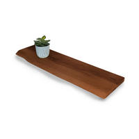 WANDREGAL AMANDA - Braun/Akaziefarben, Holz (90/3/20cm) - SAM