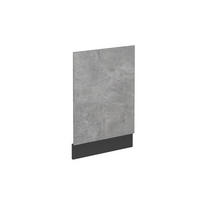ČELNÍ PANEL MYČKY NÁDOBÍ R-Line Beton - šedá/antracitová, kompozitní dřevo (45/57.2/1.6cm) - Vicco