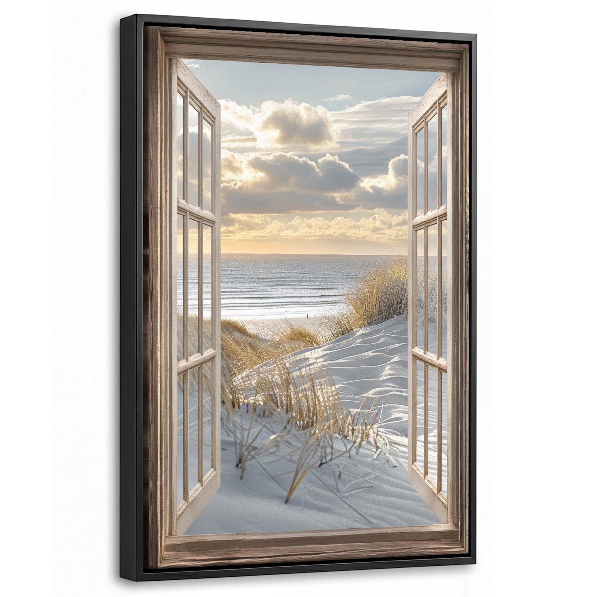 MuchoWow Leinwand Sand 40x60 cm