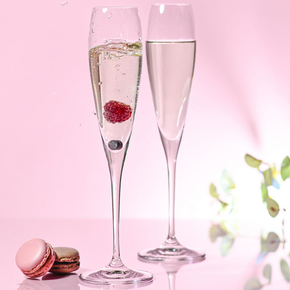 SEKTGLÄSER Perla, 4er-Set, 170 ml - Transparent, Glas (0.17L) - Krosno Glass