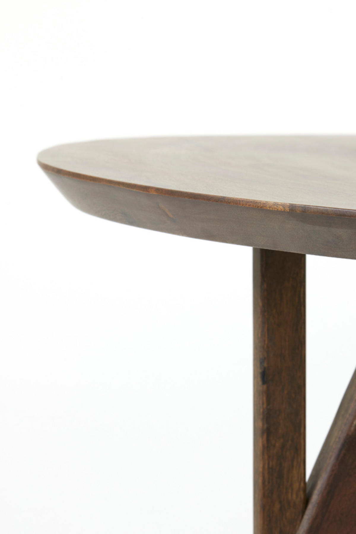 ESSTISCH Quenza Braun Ø140/76 cm - Dunkelbraun, Holz (140/140/76cm) - Light & Living