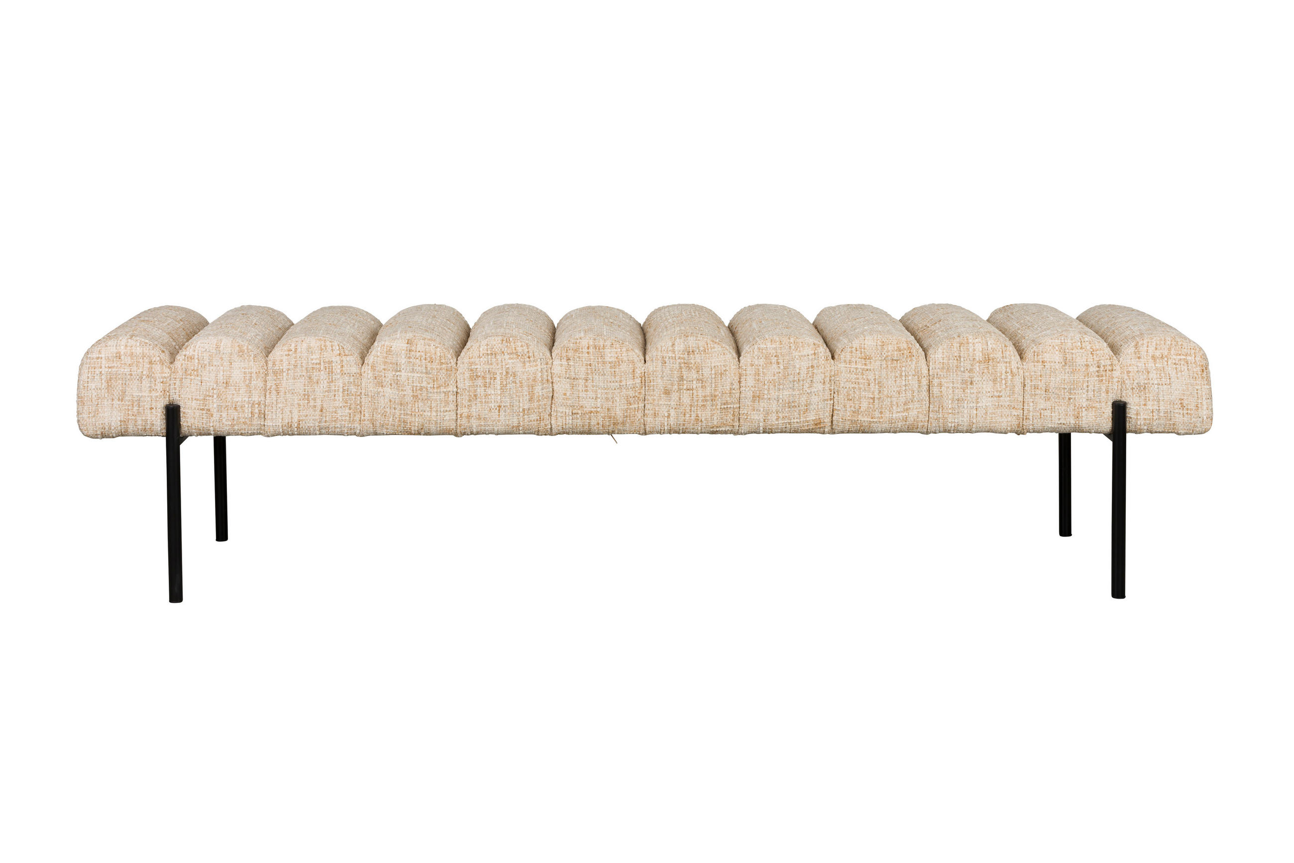 SITZBANK Jethro - Beige - 41.5/160/45 cm - Beige, Textil (160/45/41.5cm)