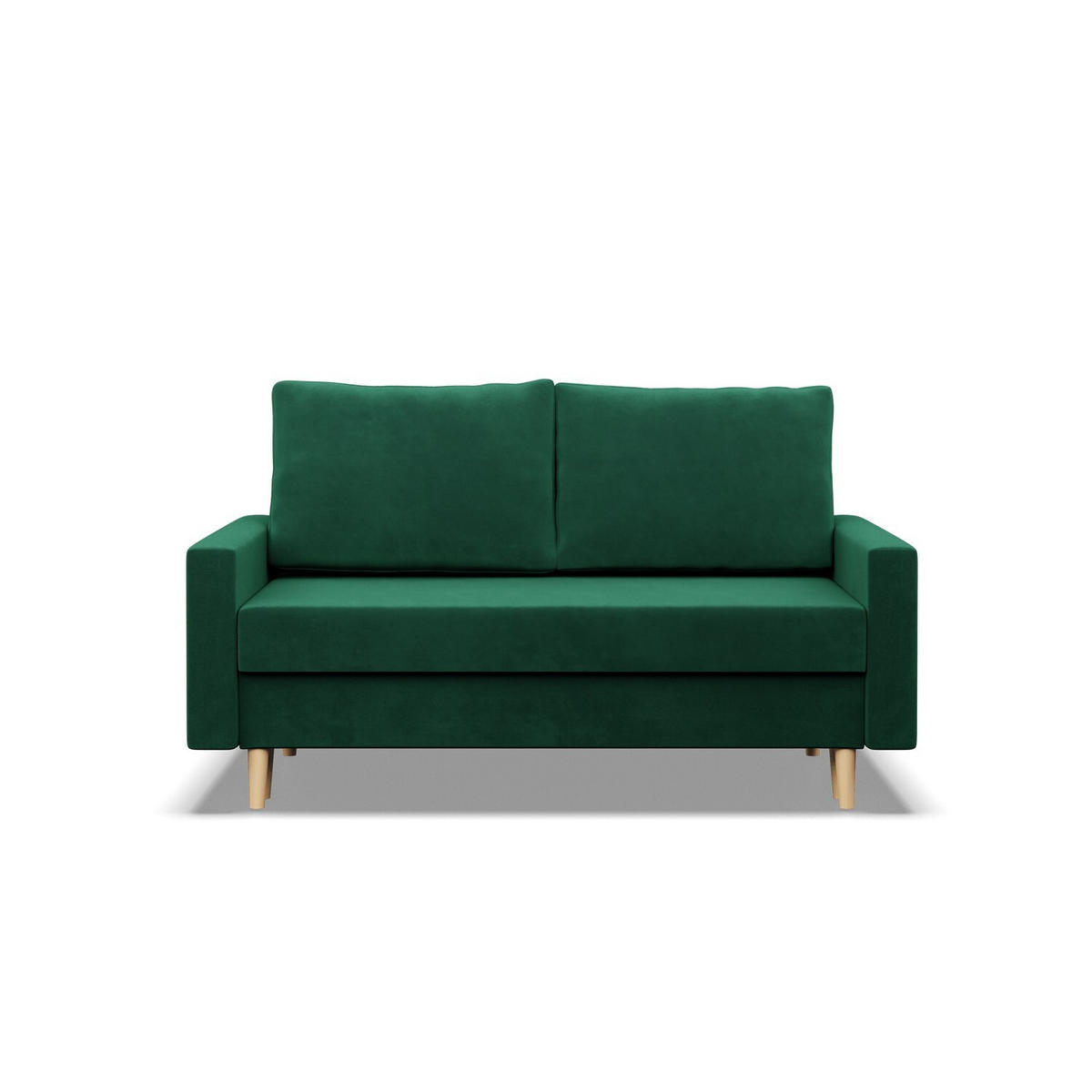 SOFA Blank flaschengrün 152/92/92 - Grün, Textil (152/92/92cm) - SIMKAM Furniture