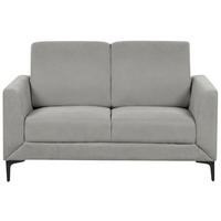2-SITZER-SOFA grau Fenes - Schwarz/Grau, Textil (142/90/75cm) - Beliani