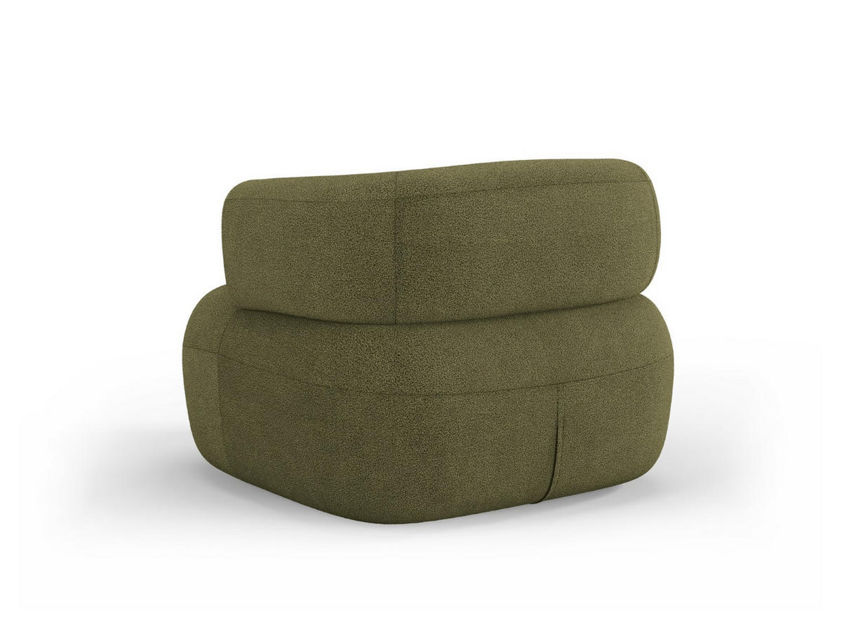 SESSEL Jenny aus Boucle grün - Grün, Textil (88/73/90cm) - Micadoni