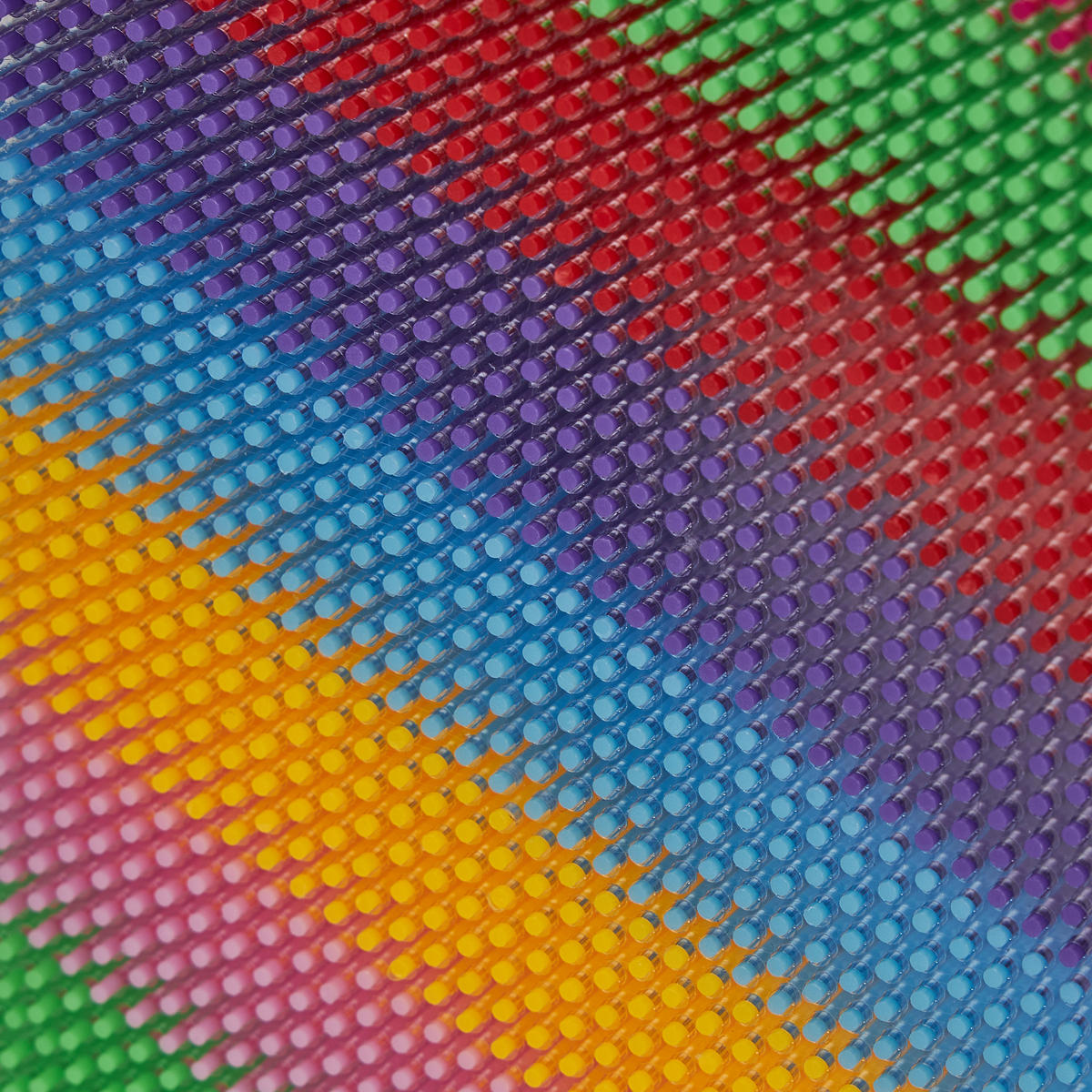 3D-NAGELBILD - Multicolor, Kunststoff (15/20/7.5cm) - Relaxdays