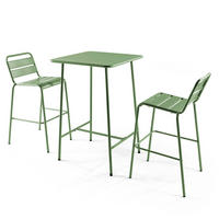 GARTENSET 3-tlg., Kaktusgrün - Grün, Metall - Oviala