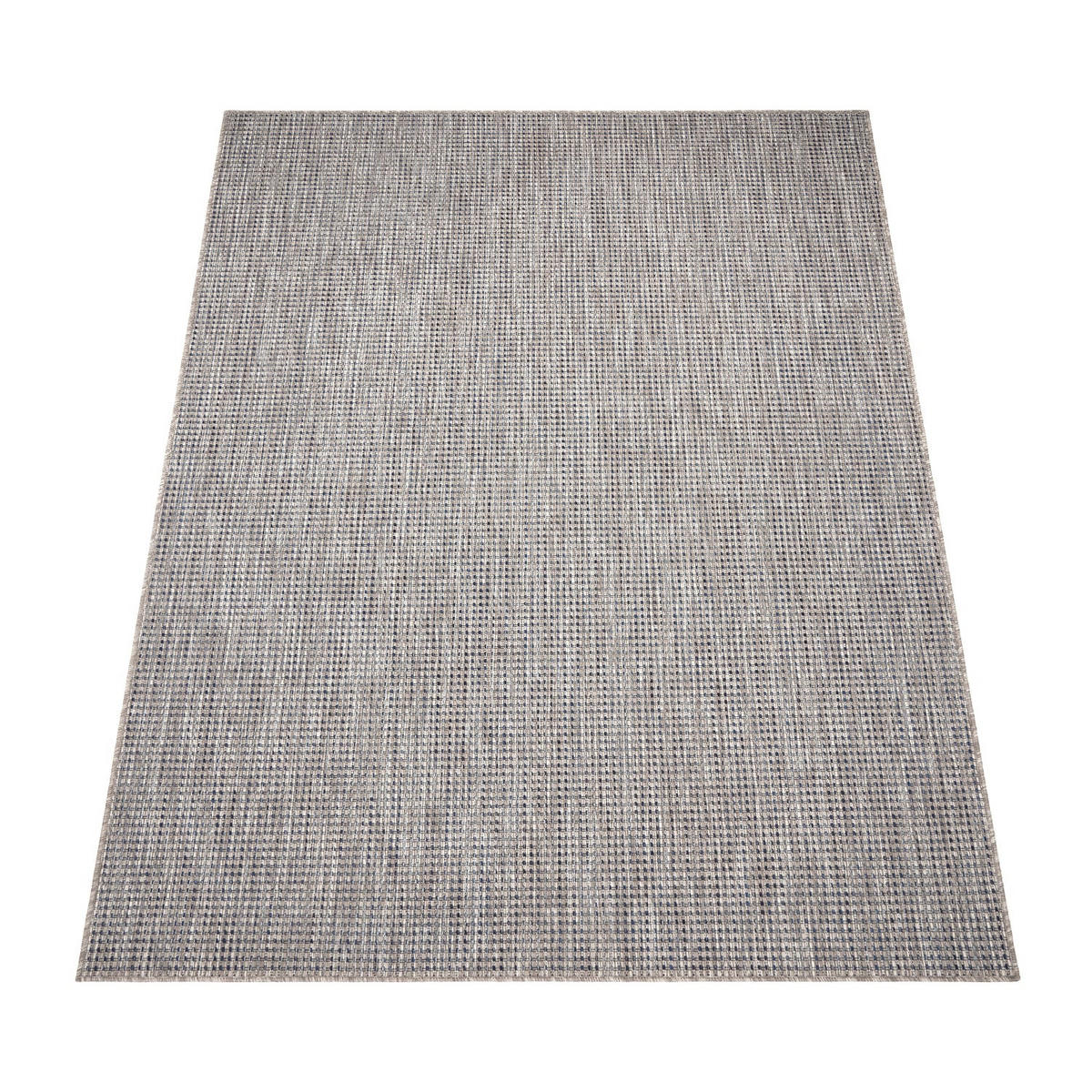 OUTDOOR Teppich Natur Balkon, Terrasse schmutzabweisend Blau Rechteckig 160x220 - Blau, Textil (160/220cm) - KADIMA DESIGN