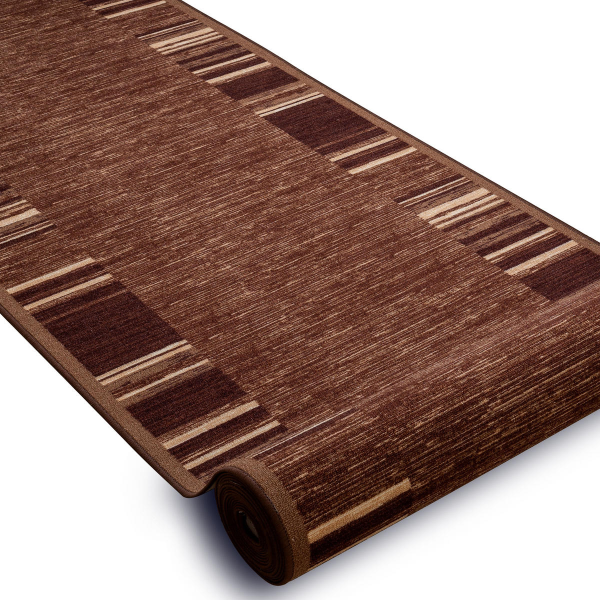 LÄUFER Antirutsch ADAGIO 80/110 cm - Braun, Textil (80/110cm) - rugsX