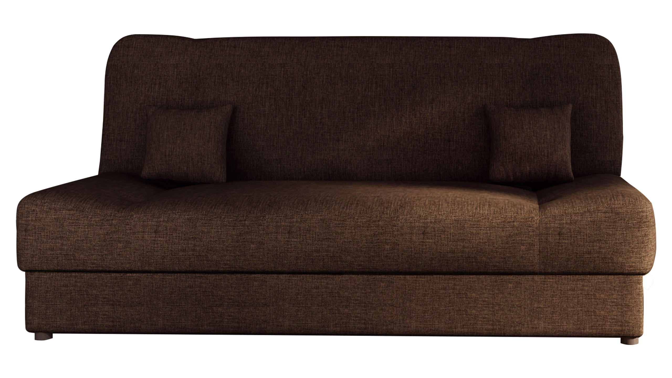 SCHLAFSOFA Jonas - Braun, Holz/Textil (195/86/87cm)