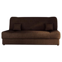 SCHLAFSOFA Jonas - Braun, Holz/Textil (195/86/87cm)