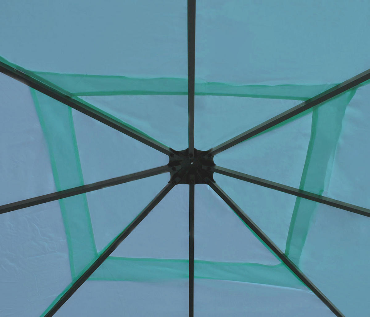 PERGOLA CALPE Türkis - Türkis, Textil (400/290/400cm) - MCW