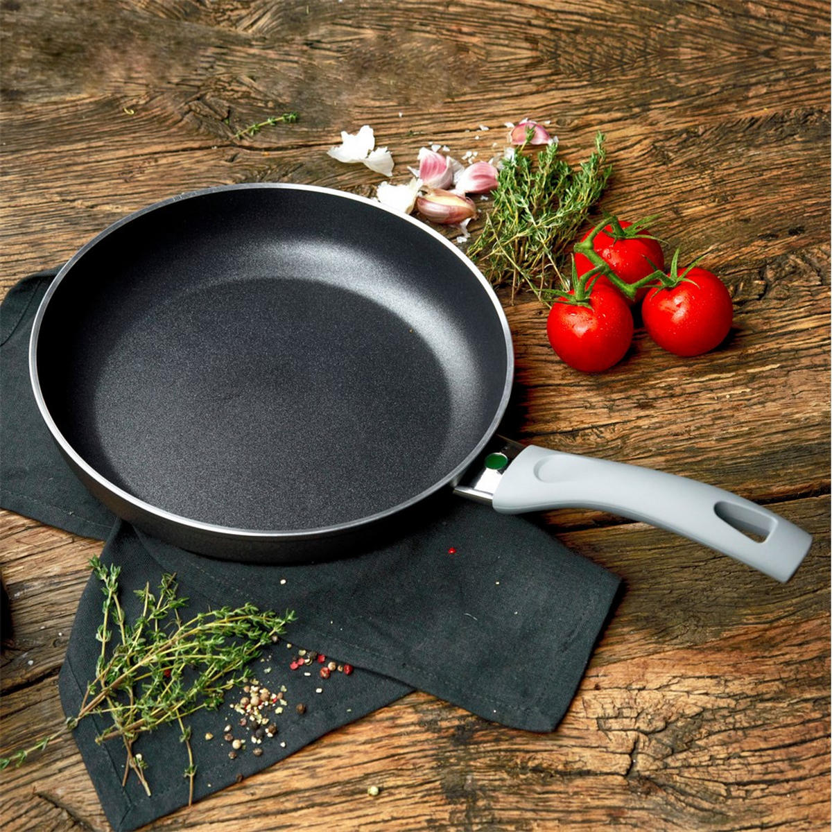 PFANNE Grau 28/8/5 cm 750030510 - Grau, Metall (28cm) - Ballarini