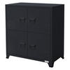 AKTENSCHRANK - Anthrazit, Metall (40/80.5/75cm) - ML-DESIGN