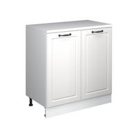 ORMAR ZA POTKROVLJE Rion Bijela Seoska 80 x 81.6 cm bez kosine s 2 vrata - bijela, drvni materijal (80/83.8/46cm) - Vicco