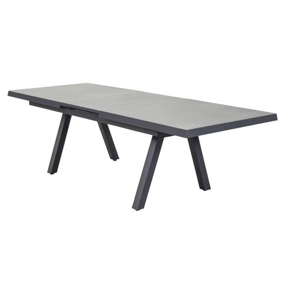 GARTENTISCH Kalifornien 200/260x100x75cm, Keramik, Anthrazit - Anthrazit, Keramik (100/260/75cm) - dasmöbelwerk