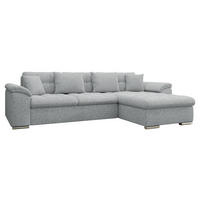 ECKSOFA Diana Premium, Seite: Rechts - Hellgrau, Holz/Textil (280/160cm) - MIRJAN24