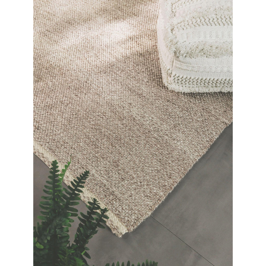 Thumbnail - benuta Pure Teppich, Creme, Textil, Abstrakt, Rechteckig, 80x150 cm, Gots, wasserabweisend, Teppiche & Böden, Teppiche, ...