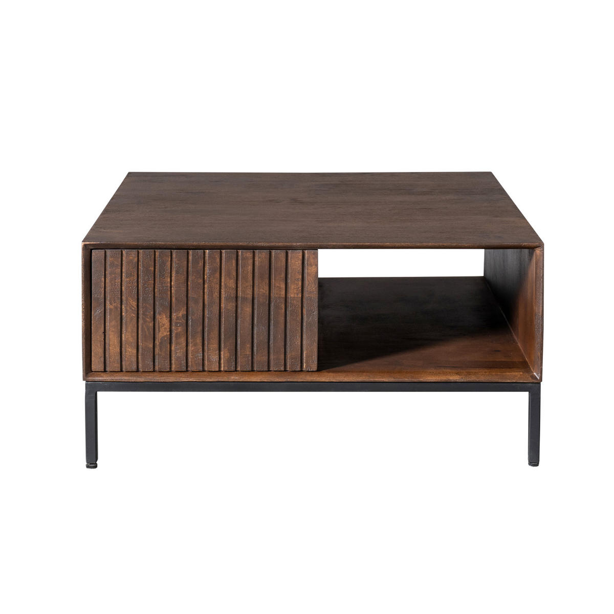 COUCHTISCH Madison Braun 80/80/40 cm - Braun, Holz (80/80/40cm) - Starfurn