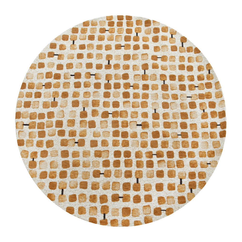 TEPPICH Peach Party Craft 240/240 cm - Gelb, Textil (240/240cm) - Louis De Poortere