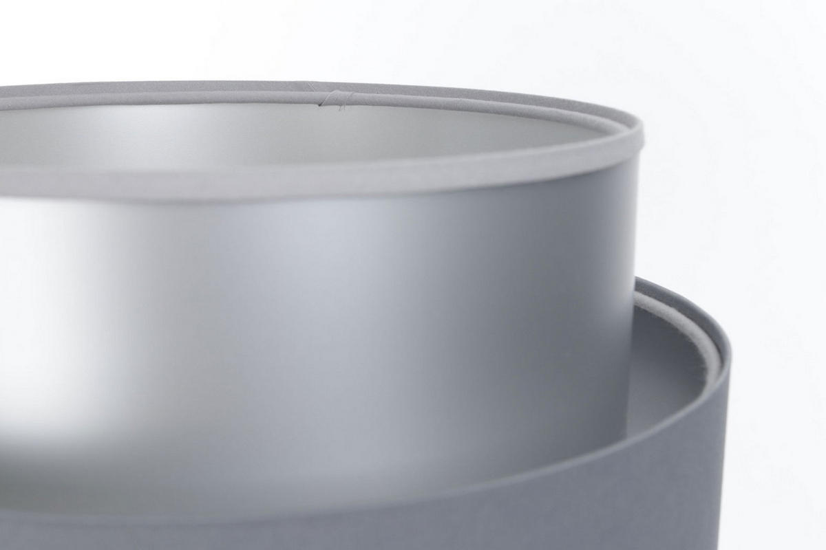 TISCHLAMPE Grau 30/45 cm - Weiß, Kunststoff (30/0.7/45cm) - ONZENO