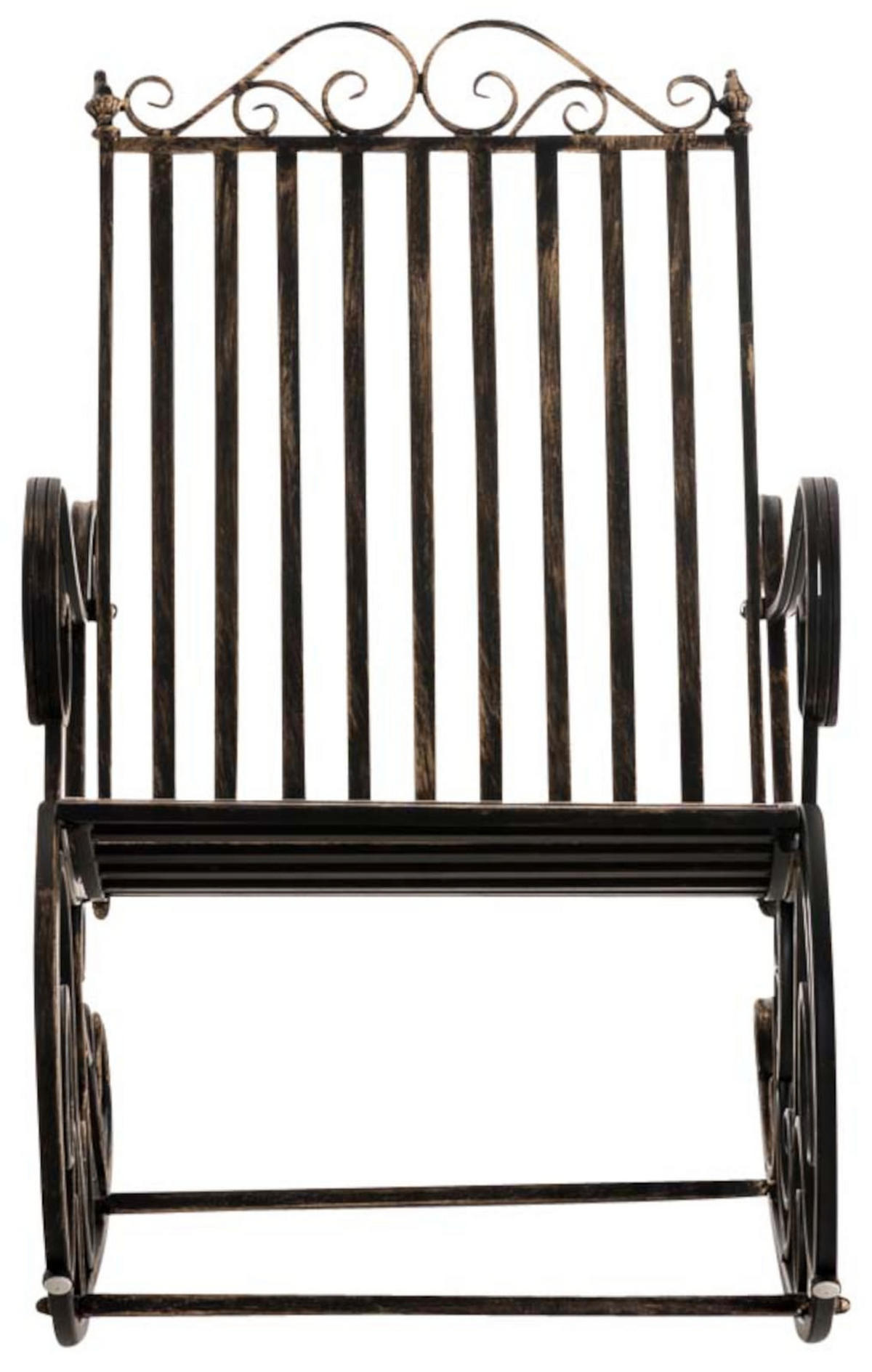 GARTENSCHAUKELSTUHL 2er Set Metall Bronze - Bronzefarben, Metall (56/94/90cm) - CLP