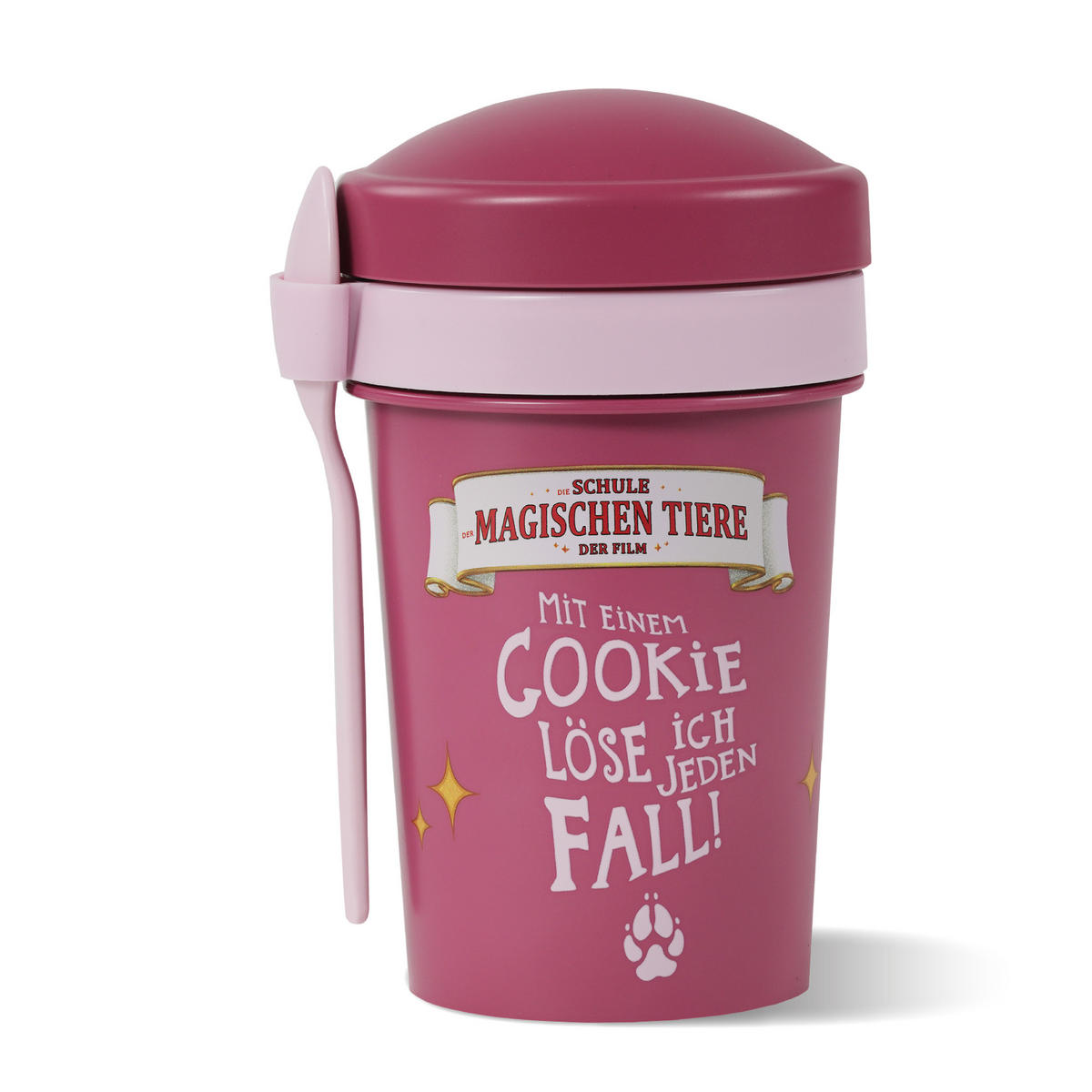 MÜSLIBECHER To Go 540 ml - Rot, Kunststoff (11.3/11/16cm) - Stoneline