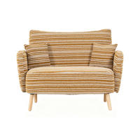 BIG SESSEL,Relaxsessel,Loungesofa,XXL-Sessel,Bouclé,Gelb - Gelb, Textil (121/63/81.5cm) - LVHOM