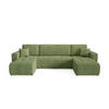 ECKSOFA mit Schlaffunktion Grün - Grün, Textil (315/145cm) - Furnisell