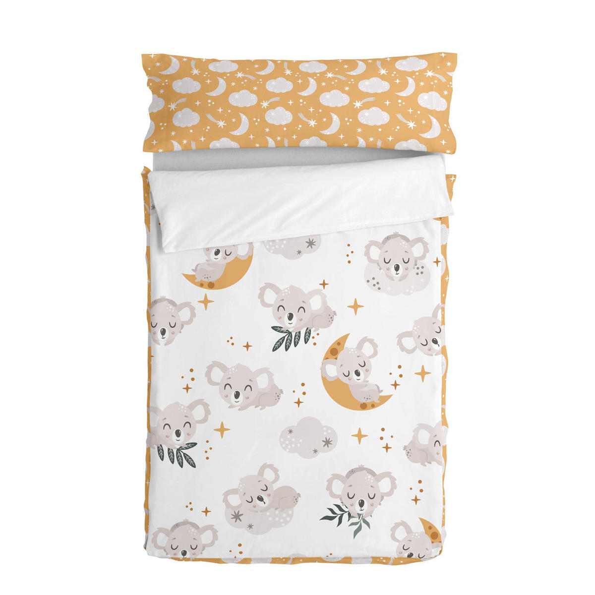 KINDER schlafsack Baby koala 105x200 cm Ohne füllung - Multicolor, Textil (105/200cm) - Happy Friday