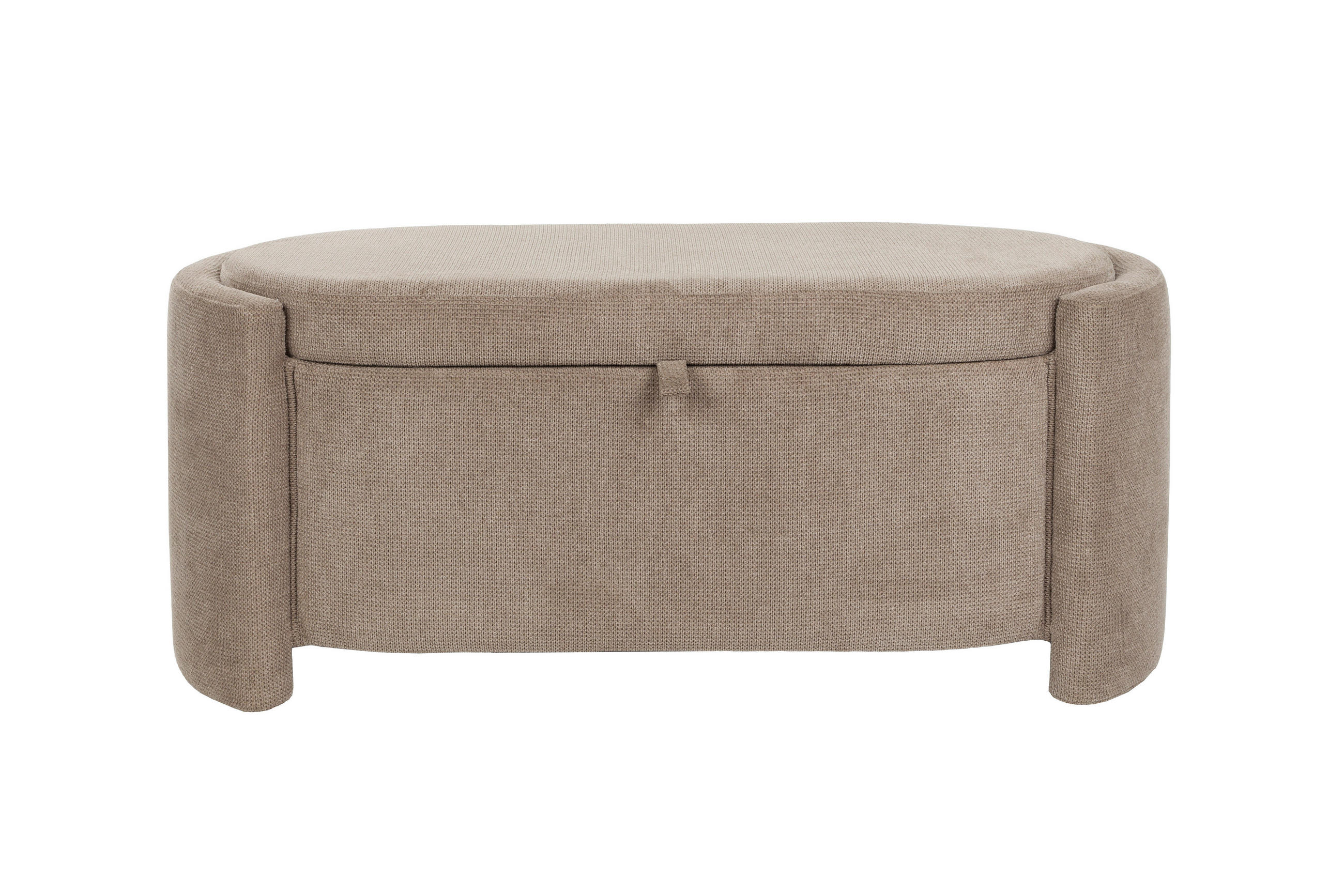 SITZBANK Miro - Grau - 44/108/47 cm - Grau, Textil (108/47/44cm)