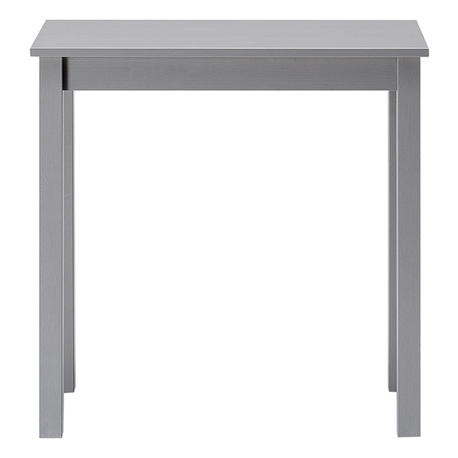 SCHREIBTISCH Massivholz 38/75/75 cm - Grau, Holz (38/75/75cm) - hagge home