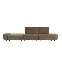 SOFA 4,5-SITZER Hunter Moss/ Grün - Grün, Textil (417/87/100cm) - Zuiver