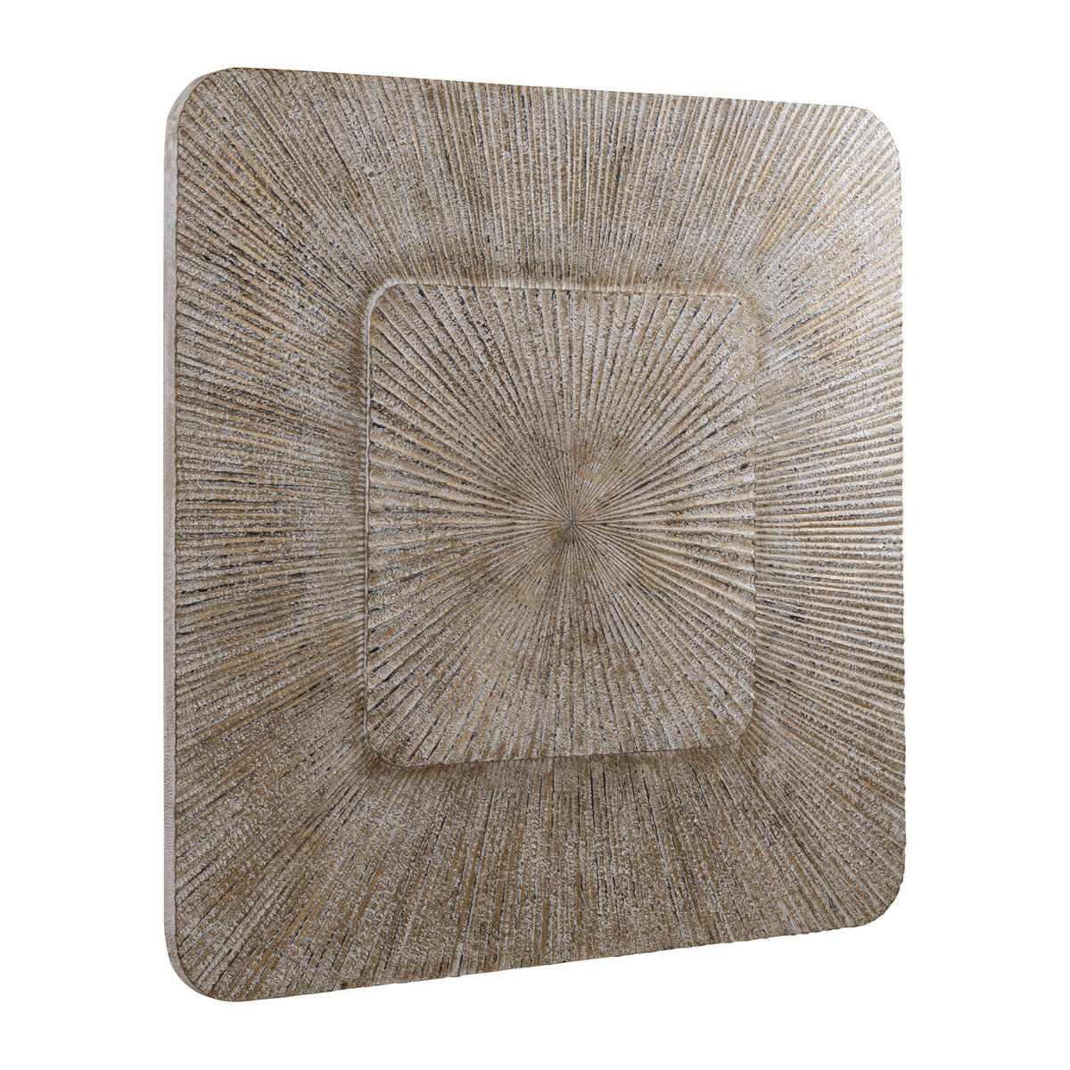 WANDPANEEL Dishita Beige 120/3.5/120cm - Beige, Holz (3.5/120/120cm) - PTMD Collection