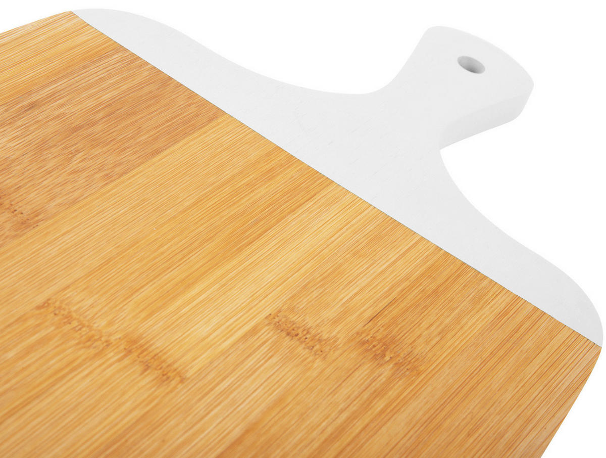 SCHNEIDEBRETTER Bambus Gourmet 2er-Set - Weiß, Naturmaterialien (23/38cm)