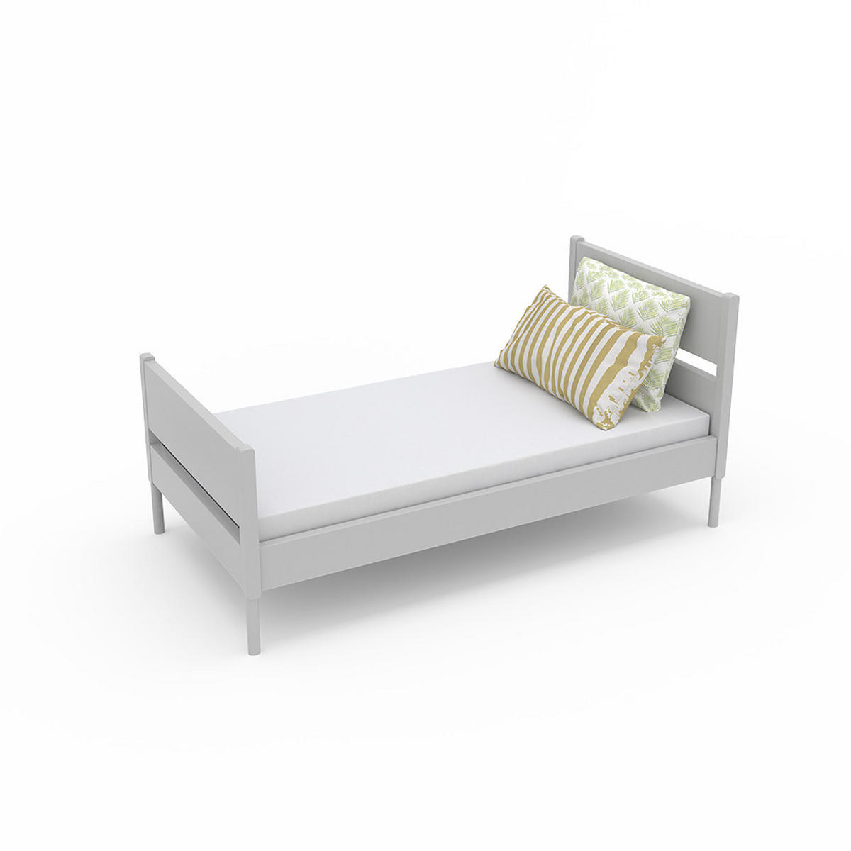 KINDERMATRATZE Weiß 140 x 70 cm - Weiß, Textil - VitaliSpa