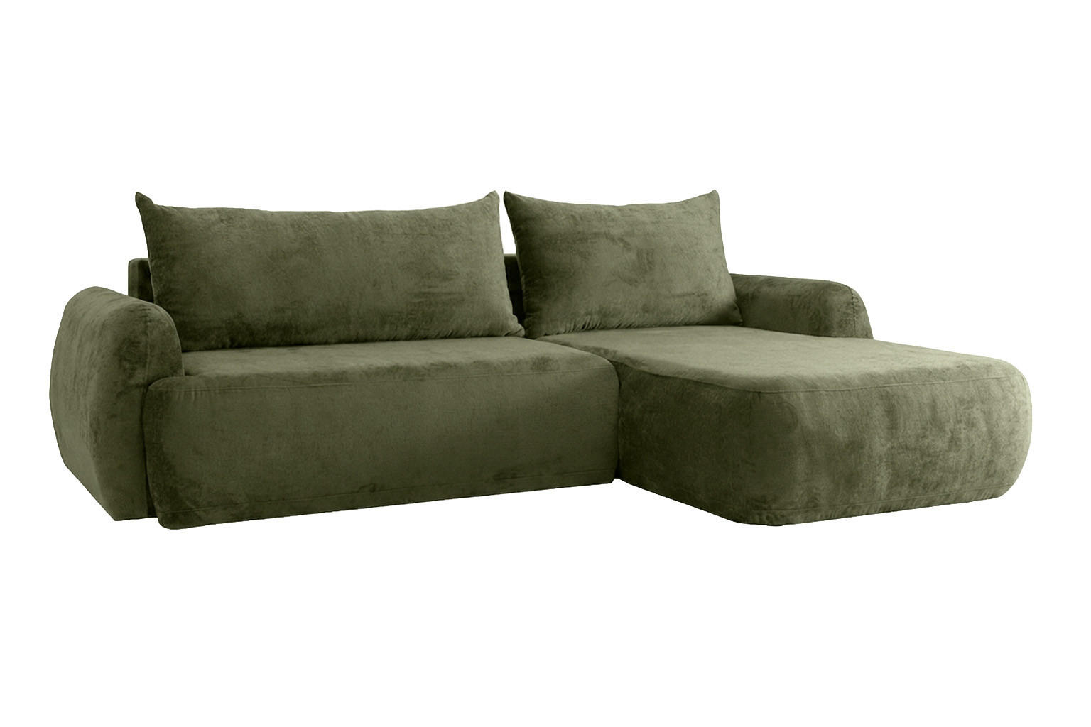 Kaiser Möbel Ecksofa Grün 280x184 cm