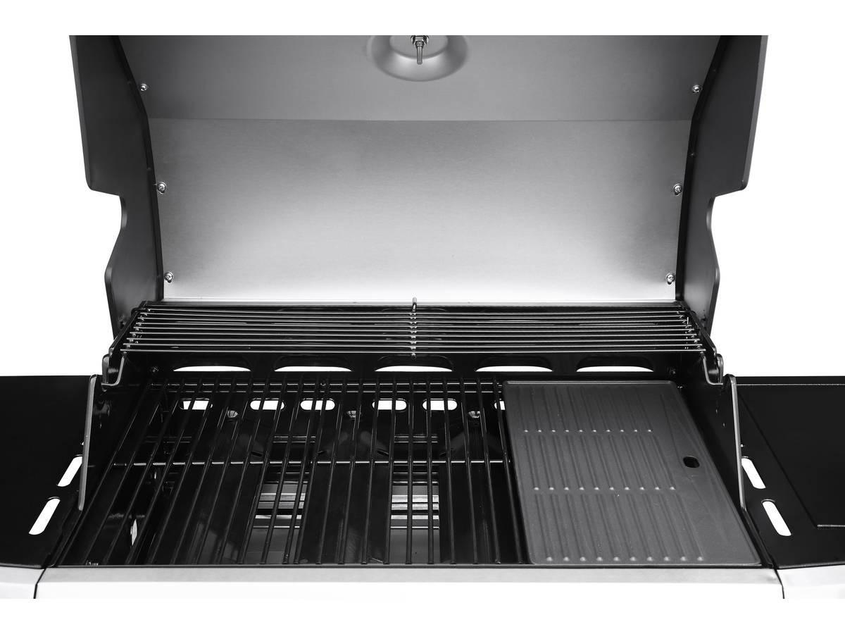 GASGRILL bingo 5 Silber - Grau, Metall (57/115/143cm) - Habitat Garten