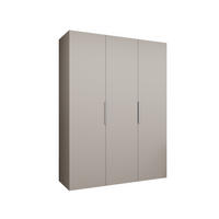 DREHTÜRENSCHRANK 202/150/52 3-türig - Kaschmir, Holz (150/202/52cm) - MÖBEL KRYSPOL