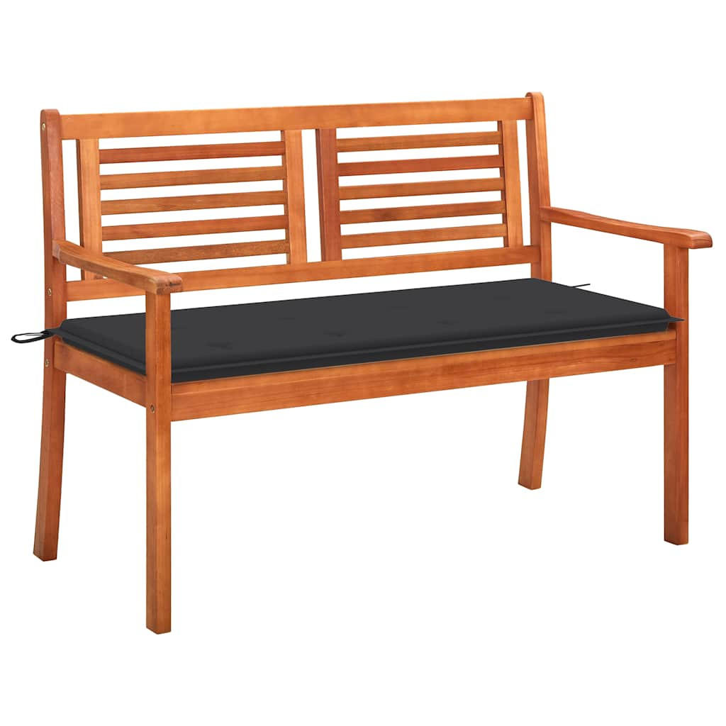 furnicato 2-Sitzer-Gartenbank Anthrazit 120x89x60 cm