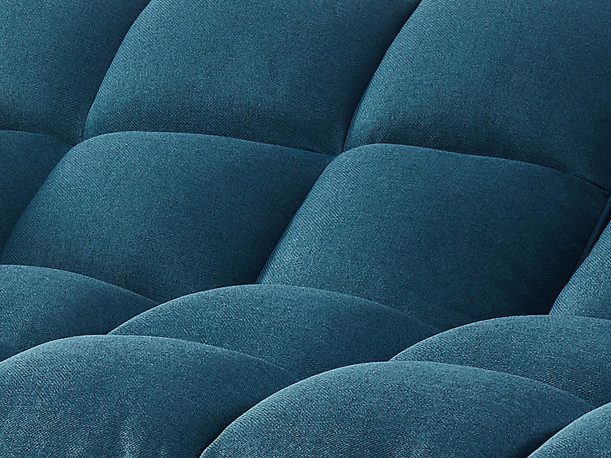 SCHLAFSOFA Klappsofa 3-Sitzer - Stoff - Blau - LOELINE - Blau, Textil (215/82/81cm) - Vente-Unique