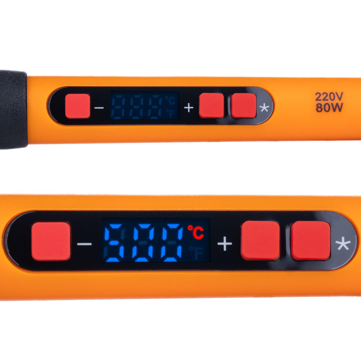 LÖTKOLBEN Electric S - 80W | 180-500°C | LCD-Anzeige | 6 Spitzen | 230V | 12-in-1 Set - Multicolor, Kunststoff (10/10/10cm)