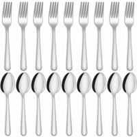 BESTECK-SET 12 Teilig für Hause Küche Restaurant - Silberfarben, Metall