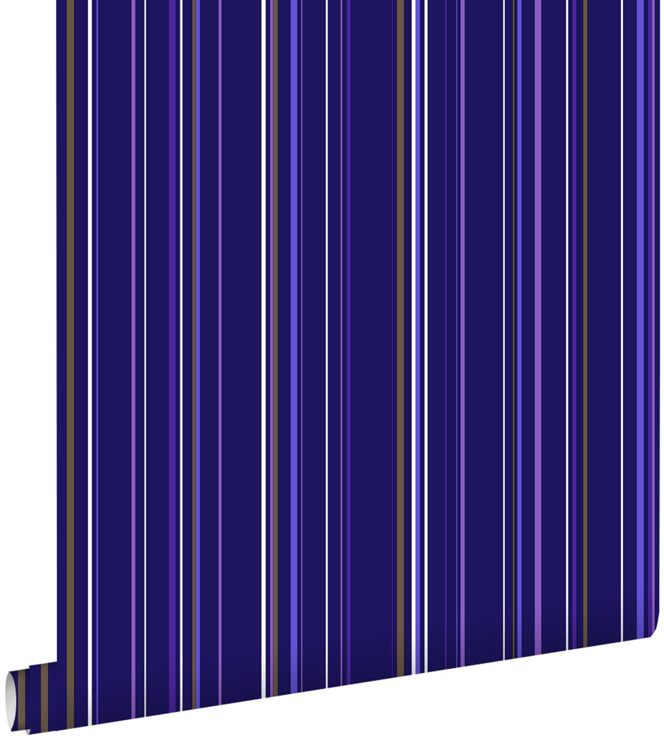 TAPETE Streifen 53 cm x 10.05 m - Braun, Papier (53/1000cm) - ESTAhome