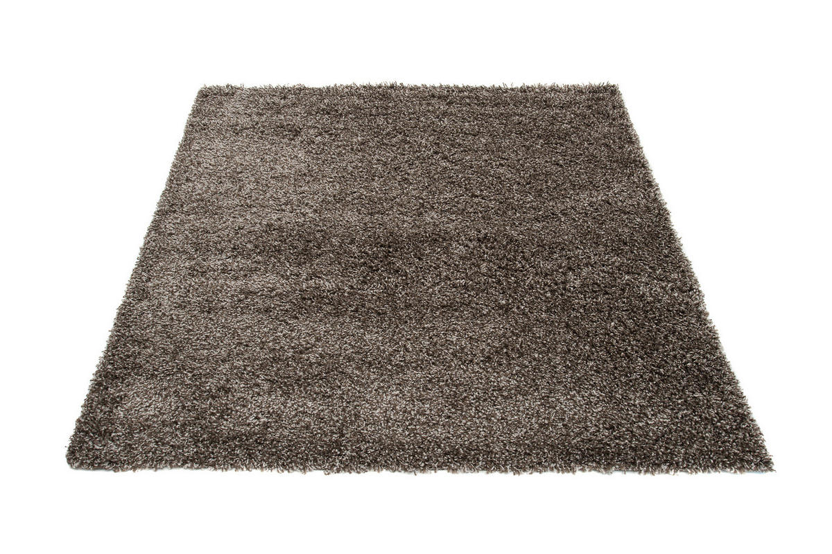 TEPPICH ESSENCE SQUARE Dunkelgrau 160/160 cm - Dunkelgrau, Kunststoff (160/160cm) - Tapiso