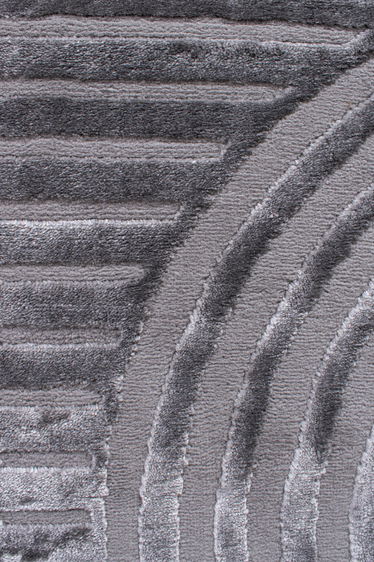 TEPPICH mit Bogenmuster in Grau Bianca 200x290 cm - Grau, Textil (200/290cm) - Nazar Rugs